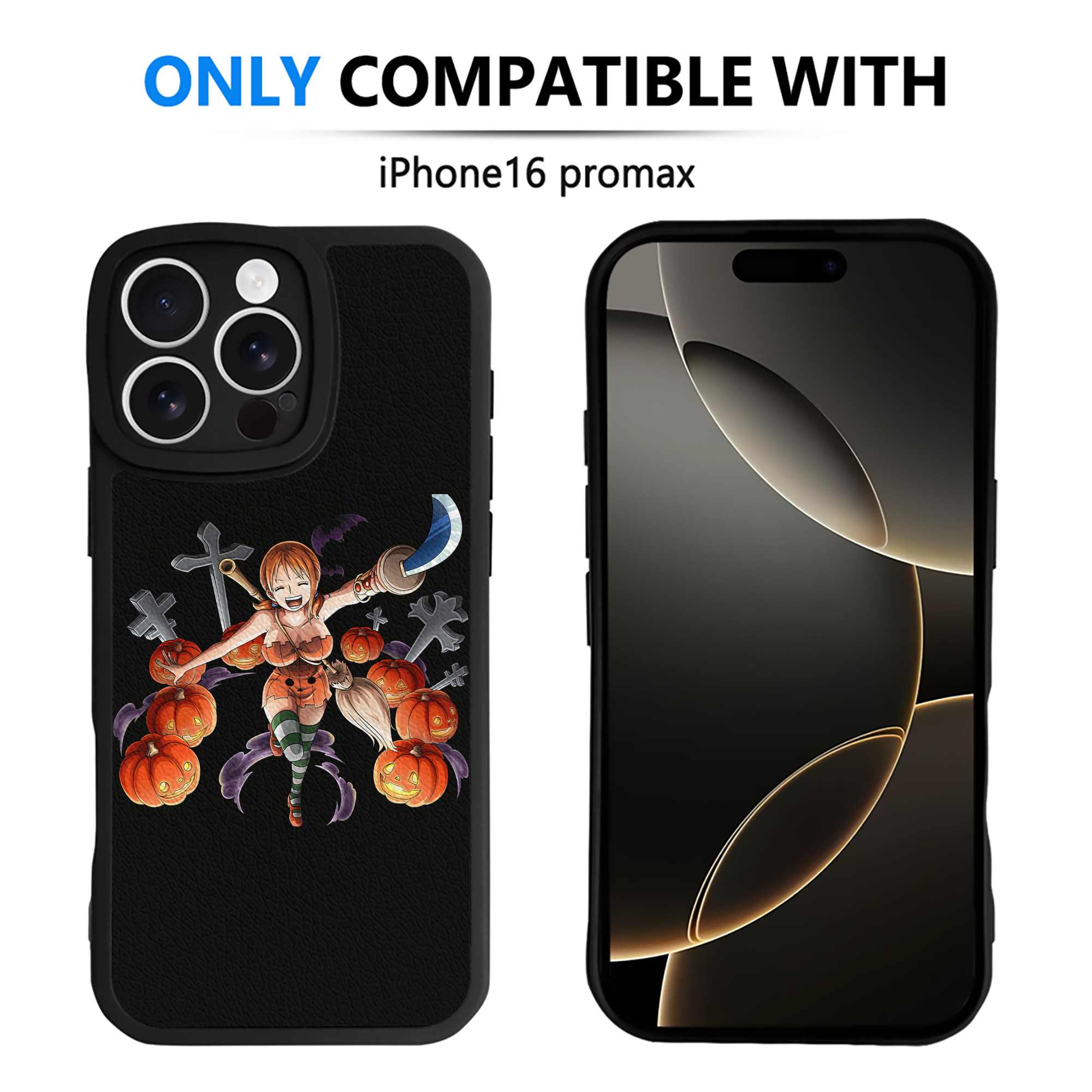 （画像用） ワンピース ナミ ONE PIECE Nami 【iPhone 16シリーズ対応】シリコンスマホケース（レザー調） 材質：シリコン